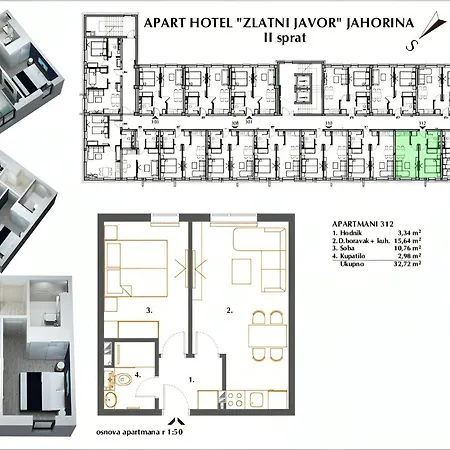 Hotel apartamentowy Zlatni Javor 312 3*